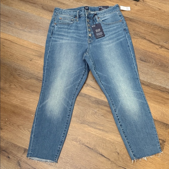 GAP Denim - GAP High Rise Curvy True Skinny Ankle Blue Jeans for Women
